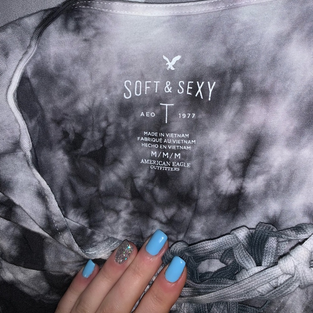 Tie Dye Soft and Sexy Long Sleeve Shirt